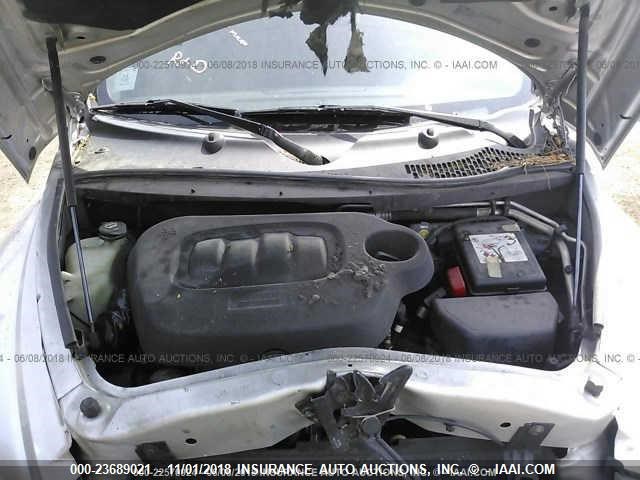 3GNBAADB6AS571355 - 2010 CHEVROLET HHR LS Plata foto 10