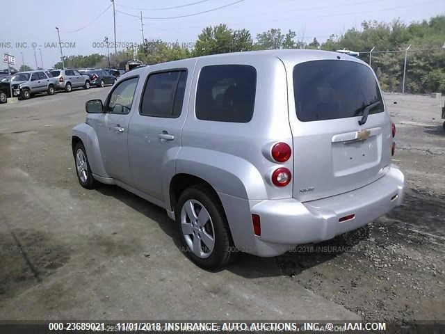 3GNBAADB6AS571355 - 2010 CHEVROLET HHR LS Plata foto 3