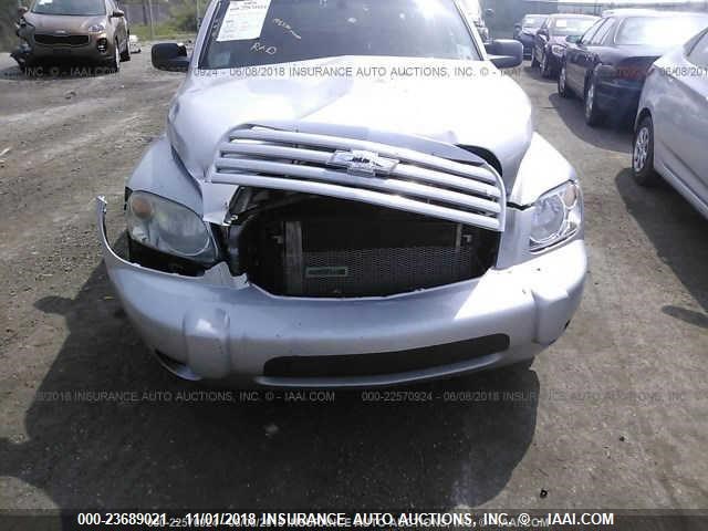 3GNBAADB6AS571355 - 2010 CHEVROLET HHR LS Plata foto 6