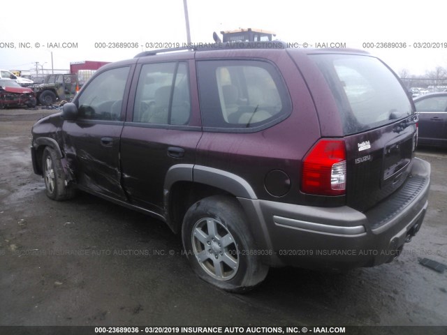 4NUDS13S362702412 - 2006 ISUZU ASCENDER S/LS/LIMITED PURPLE photo 3