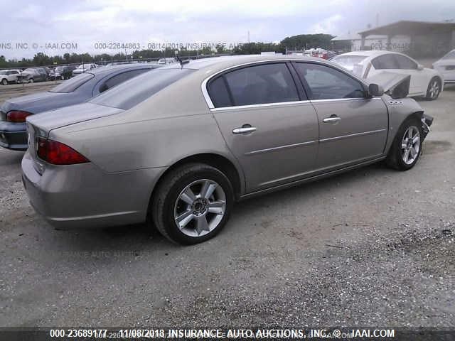 1G4HD57237U138318 - 2007 BUICK LUCERNE CXL TAN photo 4