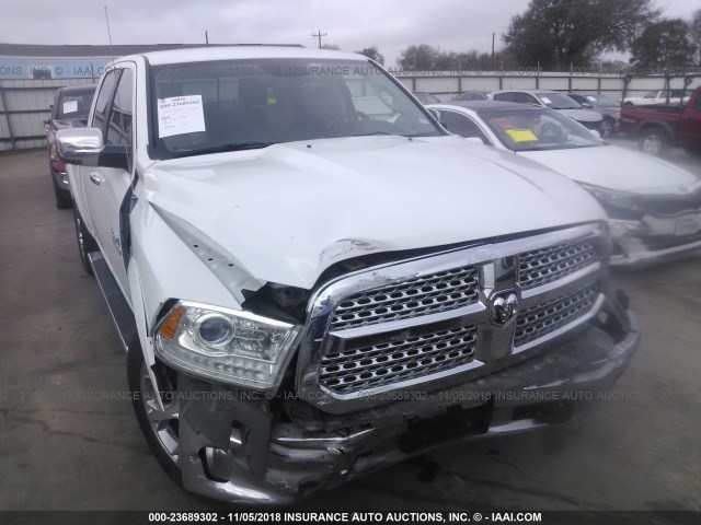 1C6RR7NT8DS715182 - 2013 RAM 1500 LARAMIE WHITE photo 6