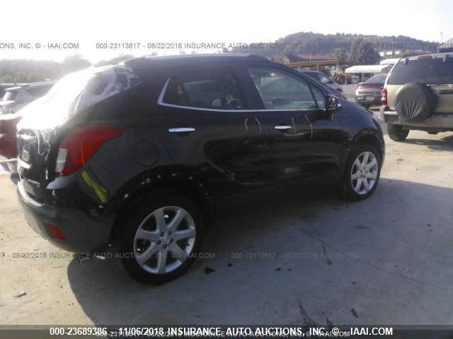 KL4CJHSB5FB246122 - 2015 BUICK ENCORE BLACK photo 4