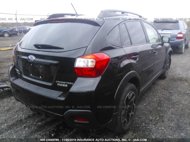 JF2GPABC8G8203304 - 2016 SUBARU CROSSTREK PREMIUM BLACK photo 4