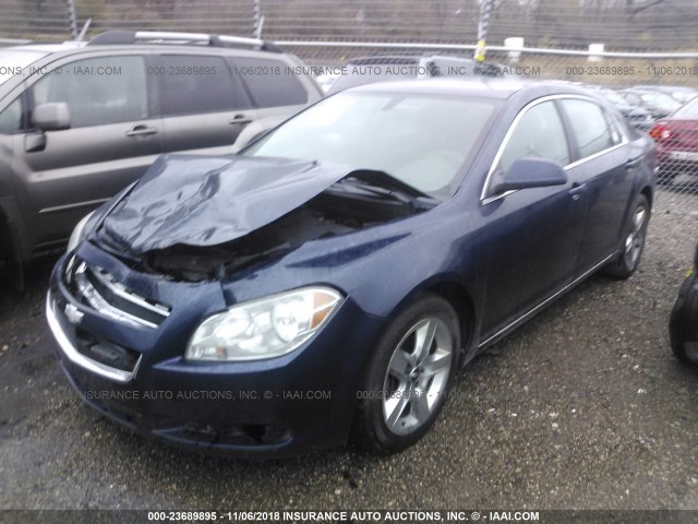 1G1ZC5E06AF178605 - 2010 CHEVROLET MALIBU 1LT 蓝色 照片 2