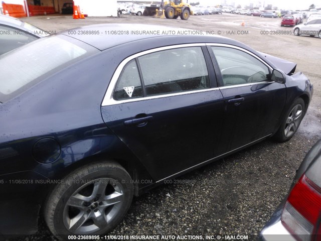 1G1ZC5E06AF178605 - 2010 CHEVROLET MALIBU 1LT 蓝色 照片 4