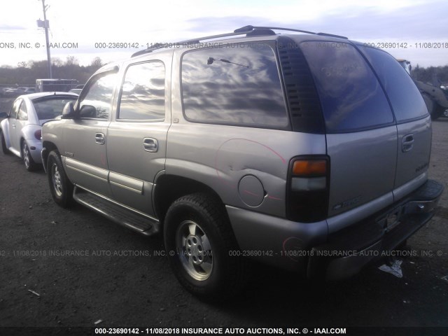 1GNEK13T31J152417 - 2001 CHEVROLET TAHOE K1500 BEIGE photo 3