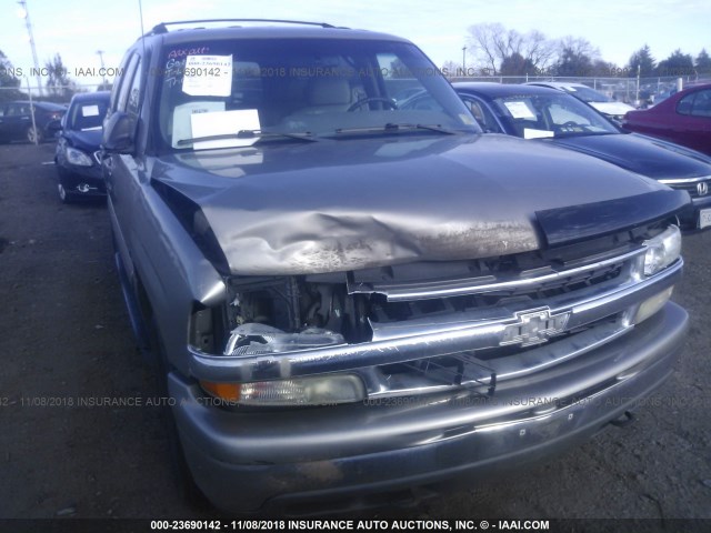 1GNEK13T31J152417 - 2001 CHEVROLET TAHOE K1500 BEIGE photo 6