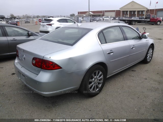 1G4HD57M39U132054 - 2009 BUICK LUCERNE CXL SILVER photo 4