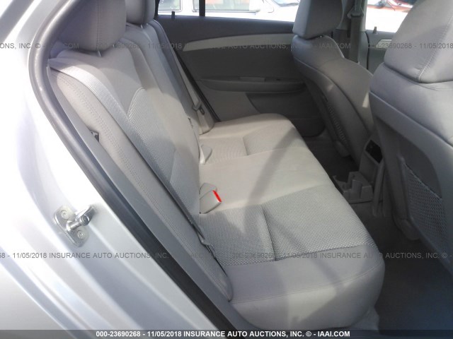 1G1ZB5E00CF154791 - 2012 CHEVROLET MALIBU LS SILVER photo 8