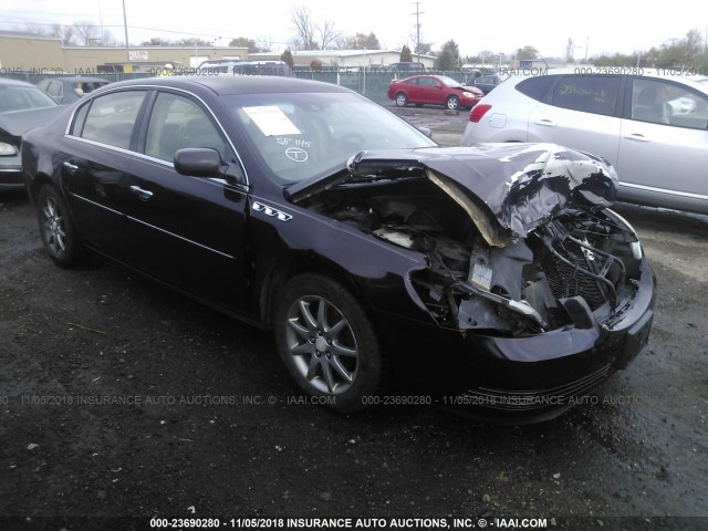 1G4HD57208U103348 - 2008 BUICK LUCERNE CXL BURGUNDY photo 1