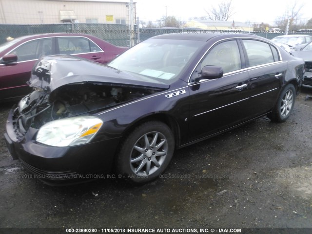 1G4HD57208U103348 - 2008 BUICK LUCERNE CXL BURGUNDY photo 2