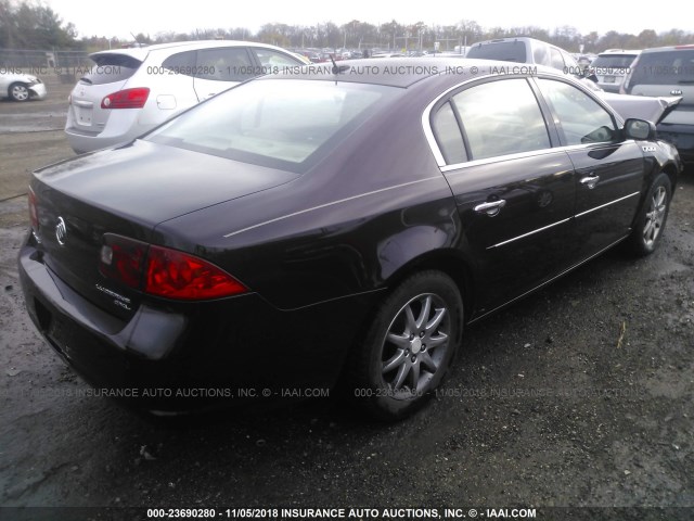 1G4HD57208U103348 - 2008 BUICK LUCERNE CXL BURGUNDY photo 4