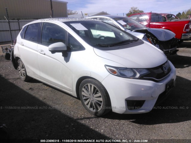 3HGGK5H82FM727809 - 2015 HONDA FIT EX/EXL WHITE photo 1