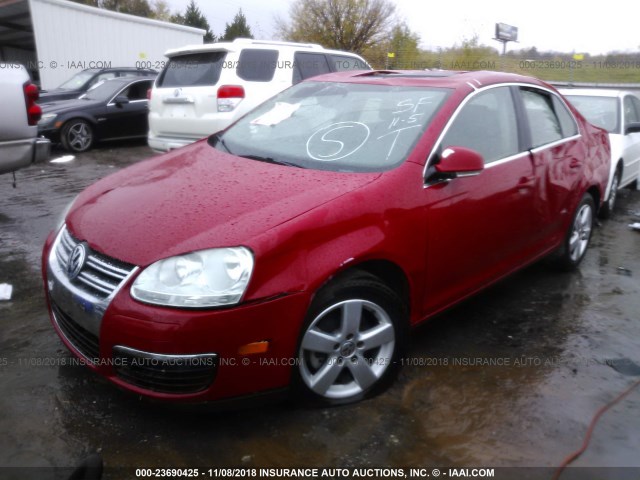 3VWRM71K69M053264 - 2009 VOLKSWAGEN JETTA SE/SEL RED photo 2