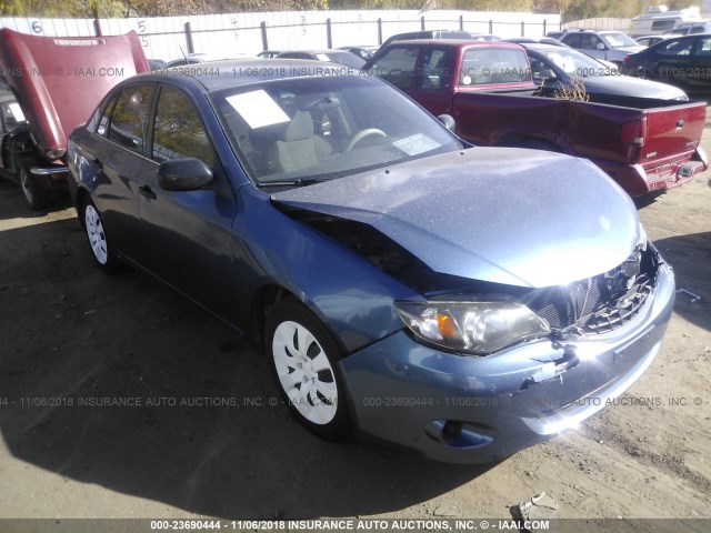 JF1GE61688H512310 - 2008 SUBARU IMPREZA 2.5I BLUE photo 1