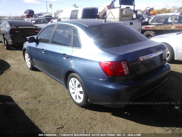 JF1GE61688H512310 - 2008 SUBARU IMPREZA 2.5I BLUE photo 3