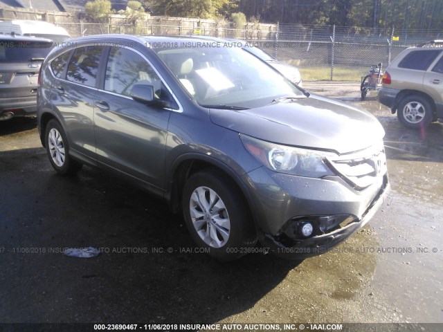 2HKRM3H72DH511197 - 2013 HONDA CR-V EXL GRAY photo 1