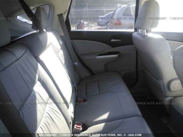 2HKRM3H72DH511197 - 2013 HONDA CR-V EXL GRAY photo 8