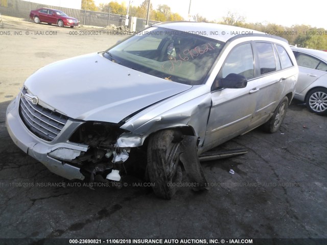 2C8GF68434R632198 - 2004 CHRYSLER PACIFICA SILVER photo 6