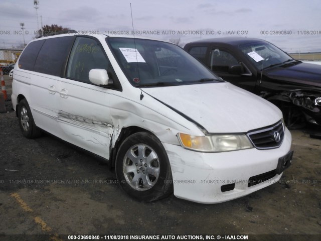 5FNRL18994B023162 - 2004 HONDA ODYSSEY EXL WHITE photo 1