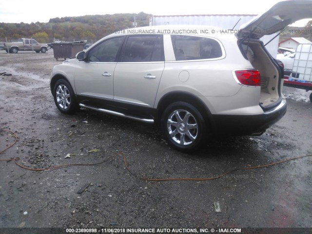 5GALRBED2AJ161912 - 2010 BUICK ENCLAVE CXL TAN photo 3