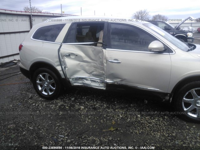 5GALRBED2AJ161912 - 2010 BUICK ENCLAVE CXL TAN photo 6
