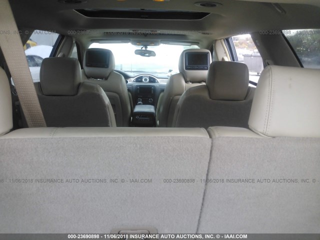 5GALRBED2AJ161912 - 2010 BUICK ENCLAVE CXL TAN photo 8