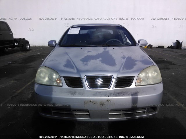 KL5JD56Z95K219116 - 2005 SUZUKI FORENZA S SILVER photo 6