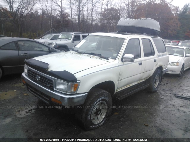 JT3VN39W6P0115605 - 1993 TOYOTA 4RUNNER VN39 SR5 WHITE photo 2