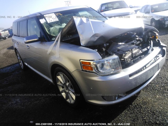 2FMHK6DT1BBD36015 - 2011 FORD FLEX LIMITED SILVER photo 1