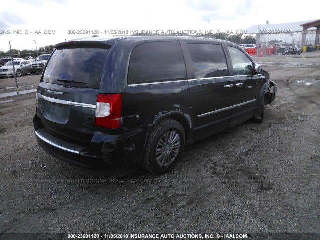 2C4RC1CG1DR595532 - 2013 CHRYSLER TOWN & COUNTRY TOURING L GRAY photo 4