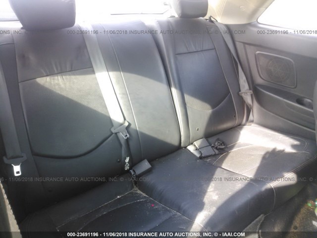 KNAFW6A36B5378346 - 2011 KIA FORTE SX SILVER photo 8