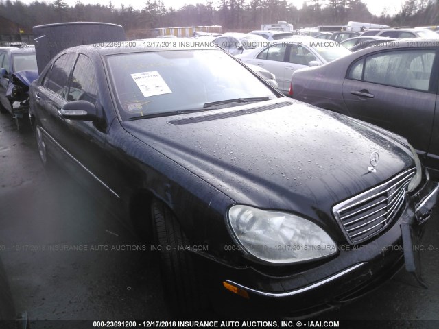 WDBNG70J56A463420 - 2006 MERCEDES-BENZ S 430 BLACK photo 1