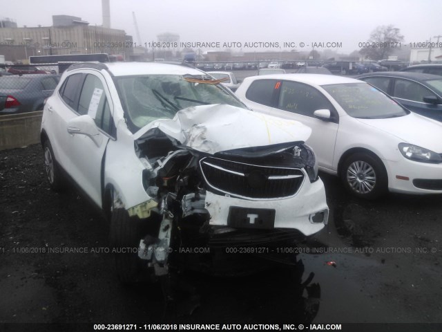 KL4CJESB6JB536019 - 2018 BUICK ENCORE PREFERRED WHITE photo 6