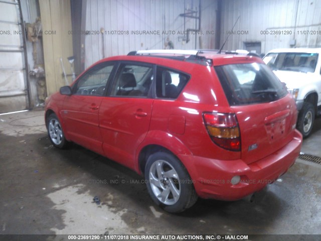 5Y2SL62843Z439448 - 2003 PONTIAC VIBE RED photo 3