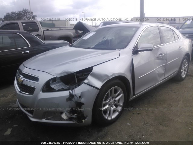 1G11C5SA8DF182461 - 2013 CHEVROLET MALIBU 1LT SILVER photo 2