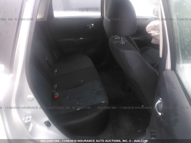 3N1CE2CP1GL367282 - 2016 NISSAN VERSA NOTE S/S PLUS/SV/SL/SR GRAY photo 8