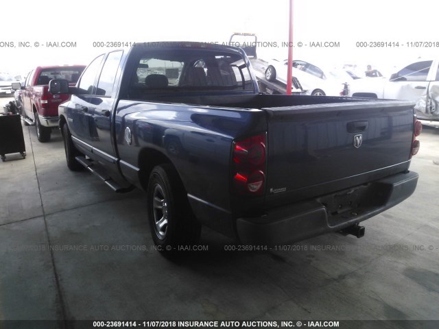 1D7HA18K48J136543 - 2008 DODGE RAM 1500 ST BLUE photo 3