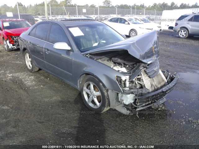 5NPEU46F99H465826 - 2009 HYUNDAI SONATA SE/LIMITED GRAY photo 1