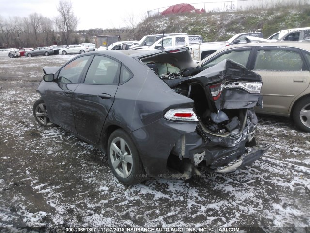 1C3CDFBBXFD199874 - 2015 DODGE DART SXT GRAY photo 3