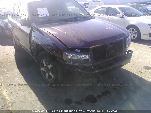 1GNDT13SX62251799 - 2006 CHEVROLET TRAILBLAZER LS/LT MAROON photo 6