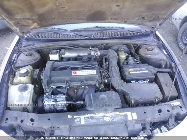 1G8ZH1279VZ295614 - 1997 SATURN SC2 BLUE photo 10