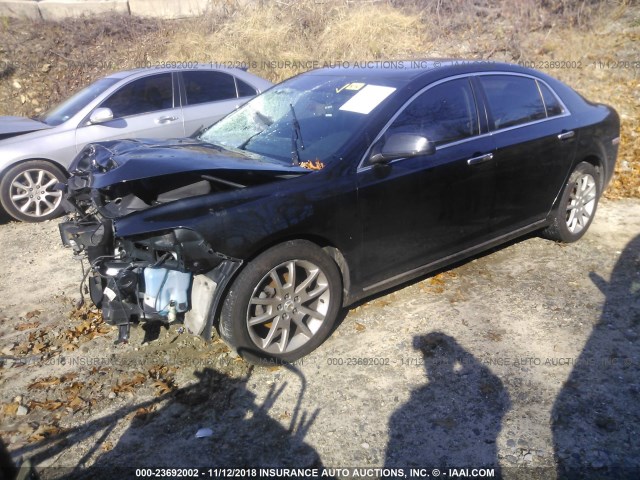 1G1ZE5E70BF123253 - 2011 CHEVROLET MALIBU LTZ 黑色 照片 2