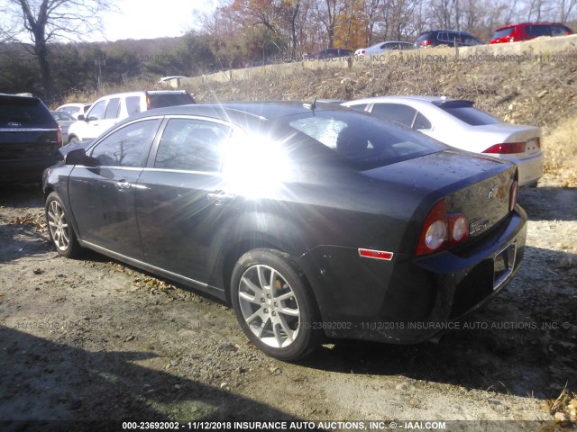 1G1ZE5E70BF123253 - 2011 CHEVROLET MALIBU LTZ 黑色 照片 3