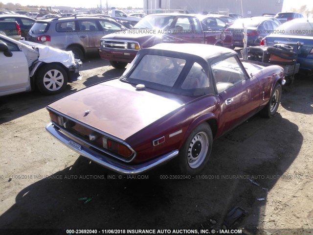 FM5878U - 1973 TRIUMPH SPITFIRE  MAROON photo 4