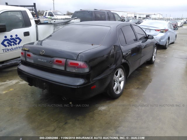 JT8JS47E9R0086203 - 1994 LEXUS GS 300 BLACK photo 4