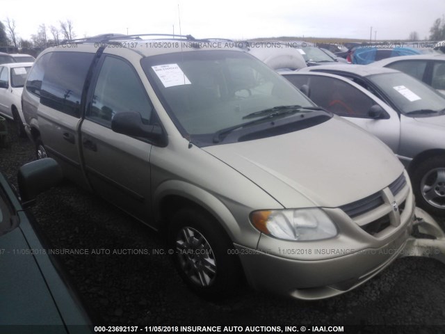 1D4GP24R85B290887 - 2005 DODGE GRAND CARAVAN SE GOLD photo 1