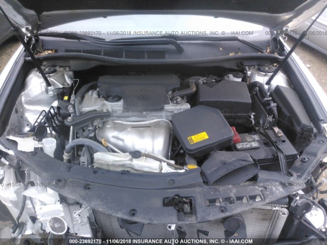 4T1BF1FK4EU400810 - 2014 TOYOTA CAMRY L/SE/LE/XLE 银色 照片 10