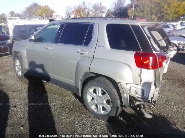 2GKALMEK8E6368443 - 2014 GMC TERRAIN SLE GOLD photo 3